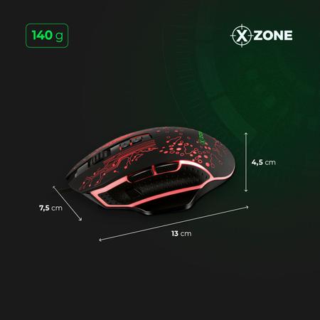 Imagem de Mouse Gamer Xzone 3200 DPI GMF-03