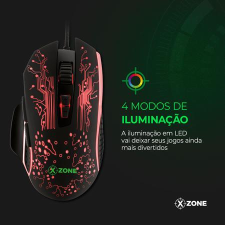 Imagem de Mouse Gamer Xzone 3200 DPI GMF-03