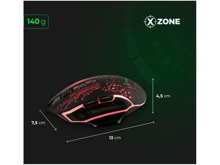 Imagem de Mouse Gamer XZONE Óptico 3200DPI