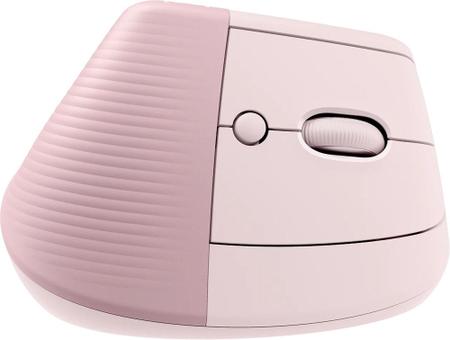 Imagem de Mouse Logitech Ergomon Lift Wireless Sem Fio - Rosa