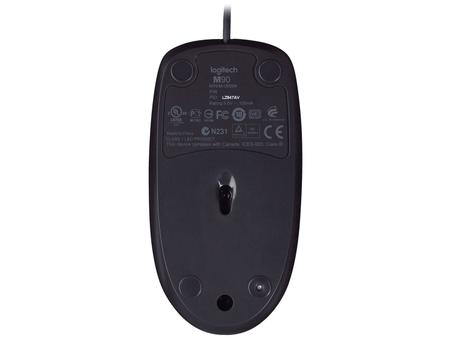 Imagem de Mouse Logitech Óptico 1000DPI 3 Botões M90