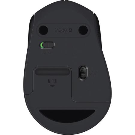 Imagem de Mouse Logitech Wireless M280 Preto Sem Fio 1000dpi Nano - Preto
