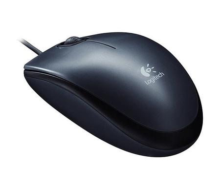 Imagem de Mouse Óptico Com Fio Logitech M100 Preto, Design Ambidestro, 1000 Dpi, Entrada USB - Logitech