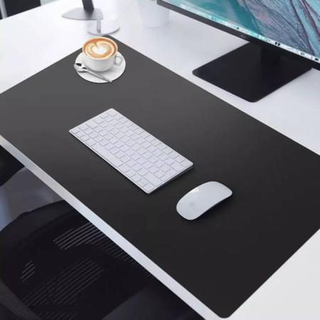 Imagem de Mouse Pad 120X60M Gigante Home Office Escritorio Preto Slim