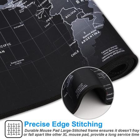 Imagem de Mouse Pad Cmhoo XXL Professional Large 90x40cm Map Design