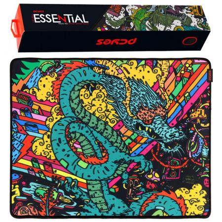 Imagem de Mouse Pad Dragon PCYES Gamer Profissional Base Antiderrapante Emborrachado Estilo Speed Para Melhor Desempenho Personalizado Colorido