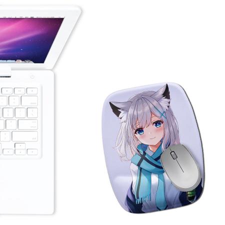 Mouse Pad Ergonomico Anime Menina Girl Escolar - Personalize do