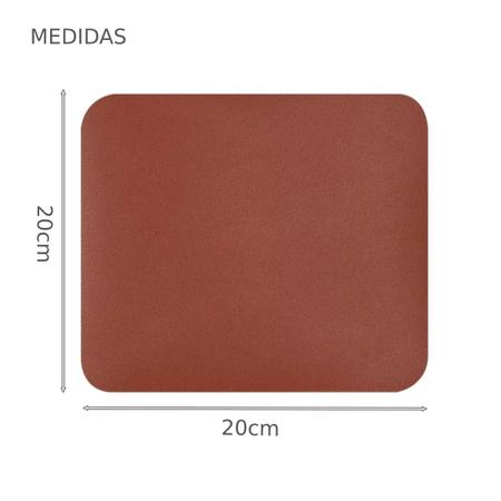 Imagem de Mouse Pad Gamer 20x20cm Pequeno Quadrado Tapete De Mesa Castor Sintético Antiderrapante