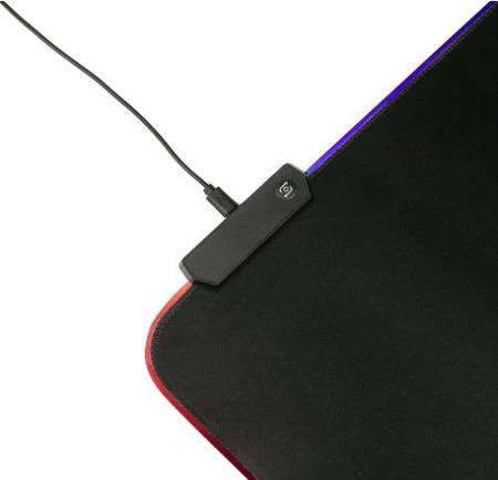 Imagem de Mouse pad gamer borracha e plastico led 80cmx30cmx3mm