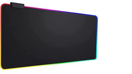 Imagem de Mouse pad gamer borracha e plastico led 80cmx30cmx3mm