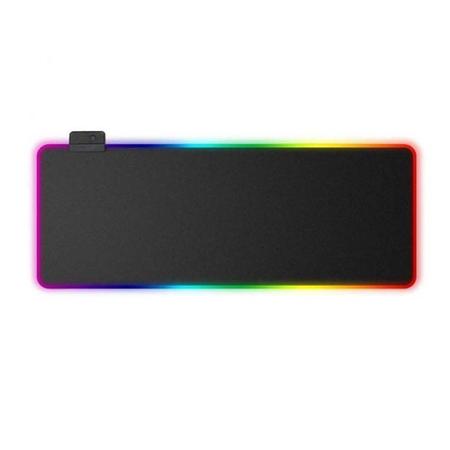 Imagem de Mouse Pad Gamer Com Borda De Led RGB 7 cores 30cm X 80cm X 4mm 