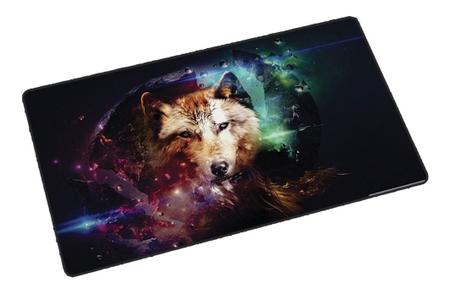 Imagem de Mouse Pad Gamer De Tecido Neoprene Speed 70cm X 35cm Lobo