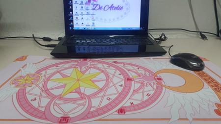 Imagem de Mouse pad Gamer Sakura Cardcaptor Rosa (58cm x 30cm)