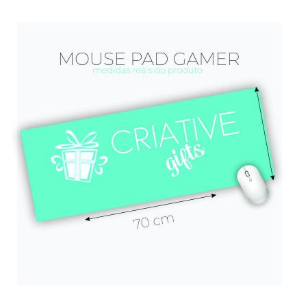 Mouse Pad Grande Gamer Fortnite Laranja