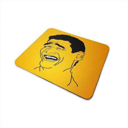 Mouse Pad Eu te Amo Meme Boneco Palito 19x19cm