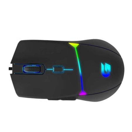 Mouse Gamer Rgb Para Jogo Fortrek Crusader 7200dpi 125hz - LOJA