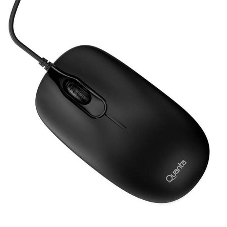 Imagem de Mouse Quanta QTMO10 - com Fio - 1200DPI - Preto