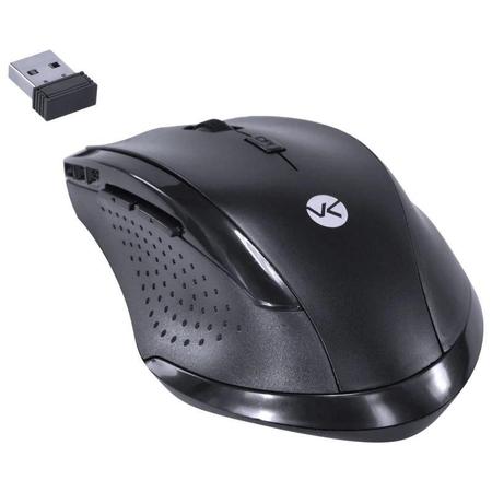 Imagem de Mouse Sem Fio 2.4 Ghz 1200 Dpi Dynamic Ergo Preto Usb - Dm110