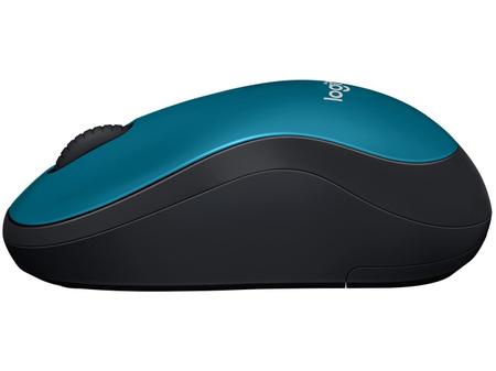 Imagem de Mouse sem Fio Logitech Laser 1000DPI M185 Azul