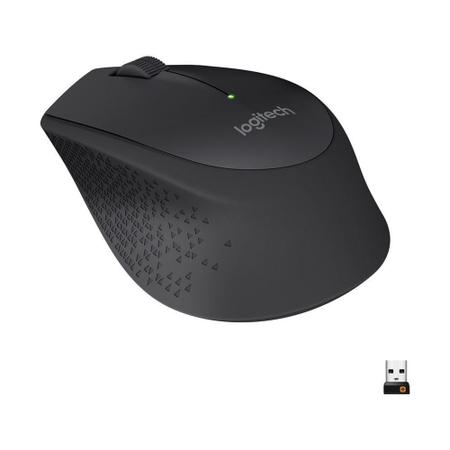 Imagem de Mouse sem fio Logitech M280 com Conexão USB e Pilha Inclusa, Preto - 910-004284