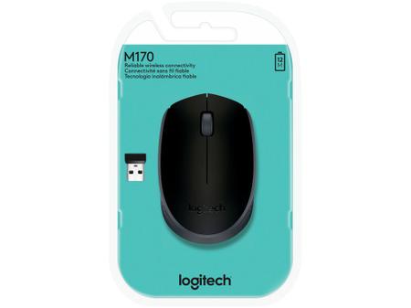 Imagem de Mouse sem Fio Logitech Óptico 1000DPI 3 Botões