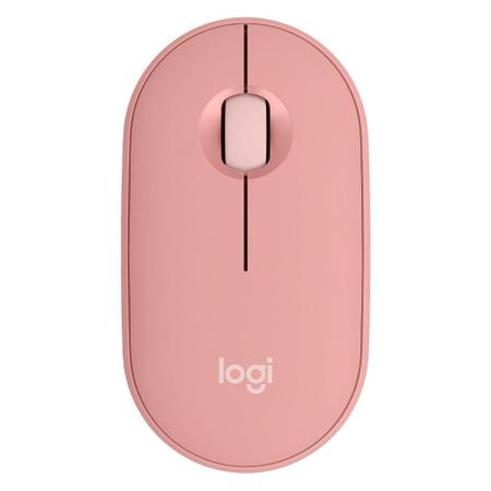 Imagem de Mouse Sem Fio Logitech Pebble 2 M350s, USB Logi Bolt ou Bluetooth e Pilha Inclusa, com Clique Silencioso, Rosa- 910-007048