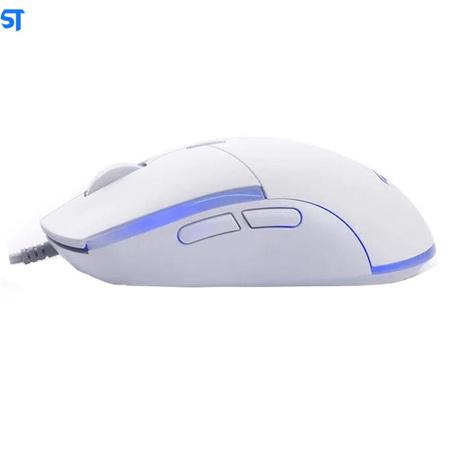 Imagem de Mouse usb c3 tech mg-80wh gamer 3200 dpi branco