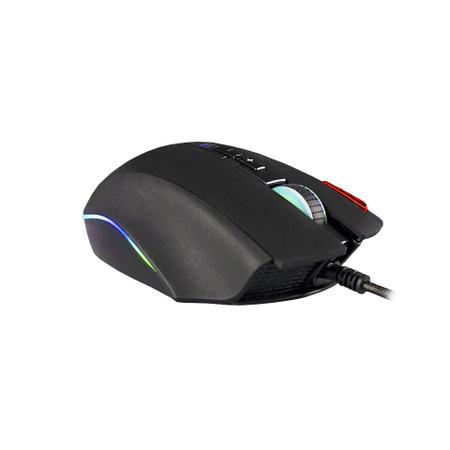 Imagem de Mouse usb gamer hoopson brave gt-900 12000dpi rgb preto 