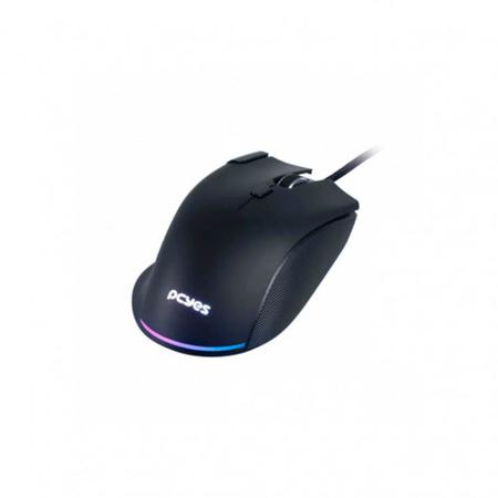 Imagem de Mouse Usb Gamer Zyron 12800 Dpi Rgb Black PMGZRGB Pcyes