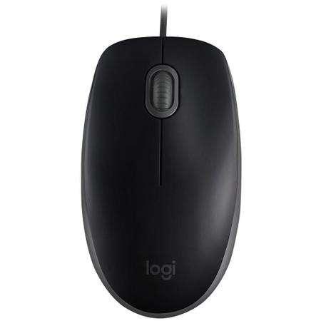 Imagem de Mouse USB M110 com Clique Silencioso - Preto - Logitech 