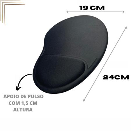 Imagem de Mousepad Ergonômico Apoio De Descanso De Punho