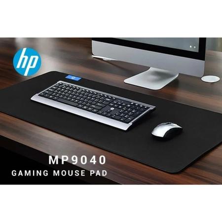 Imagem de MOUSEPAD Gamer HP MP9040 cor Preto Extra full large Grande XXL 90x40 cm 900x400 mm jogos para teclado e mouse speed