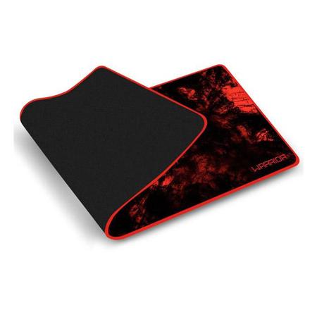 Imagem de Mousepad gamer para teclado e mouse vermelho warrior