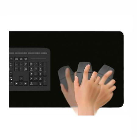 Imagem de MousePad médio 70x40 Tapete Mesa Fino Impermeavel + porta copo