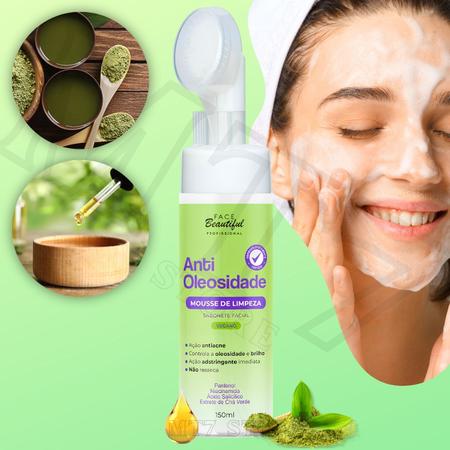 Imagem de Mousse de Limpeza Facial Face Beautiful Sabonete Espuma Vegano Skin Care