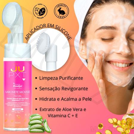 Imagem de Mousse de Limpeza Facial Face Beautiful Sabonete Espuma Vegano Skin Care