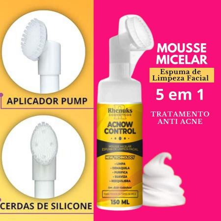 Imagem de Mousse Micelar Espuma De Limpeza Facial Acnow Control 150Ml