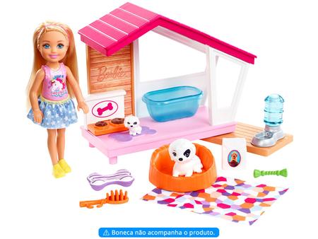 Casa de Boneca Barbie com Acessórios para Móveis, Incluindo Cachorrinho de  Estimação, 4 Áreas de Lazer - Dular