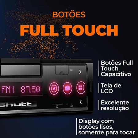 Imagem de MP3 Player Automotivo Shutt Smart 1 Din Bt USB Mini SD Radio FM Kit 2 Vias Pioneer TS-C170BR 120W