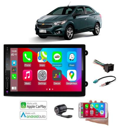 Imagem de Mp5 Multimidia Android Auto e iOS Carplay Prisma 2017 2018