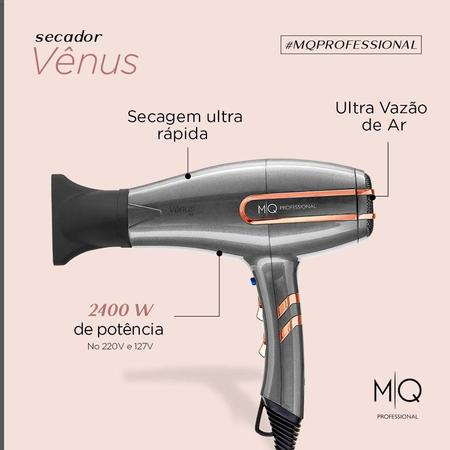 Secador De Cabelo Vênus Mq 2400w Profissional Forte P/ Salão