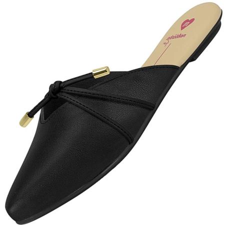 Mule Molekinha 2534.206 Feminino Preto Mule Infantil Magazine