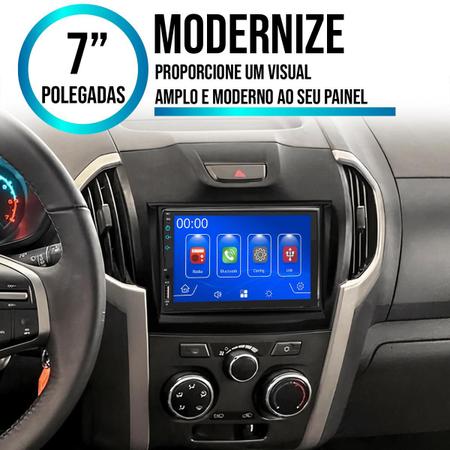 Imagem de Multimídia 7 Polegadas S10 2012 A 2016 Android-Auto MP5 Bluetooth + Moldura