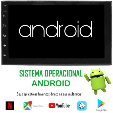 Imagem de Multimídia H-Tech 2 Din Android Ht-7023Ca Espelhamento Gps