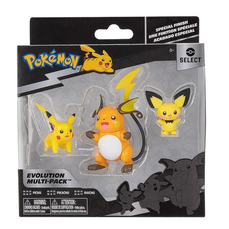 Multipack Evo Pokemon Word Pichu Pikachu Raichu 3295 - Sunny -  Colecionáveis - Magazine Luiza
