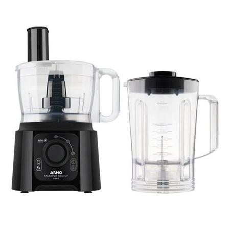 Imagem de Multiprocessador Liquidificador Arno 4x1 Multichef MP60 600W Preto 2 Velocidades