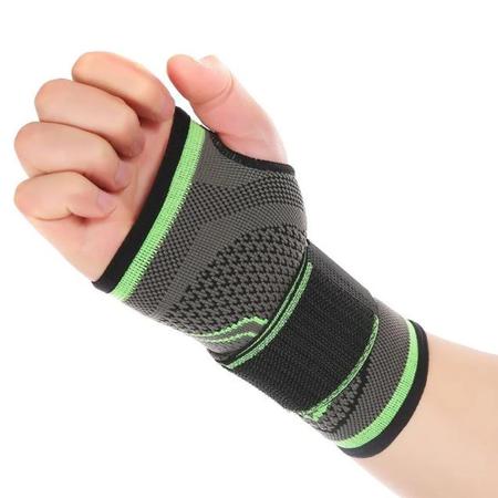 Imagem de Munhequeira protetora ajustável alta compressão para mão e pulso prevenir lesões tendinite