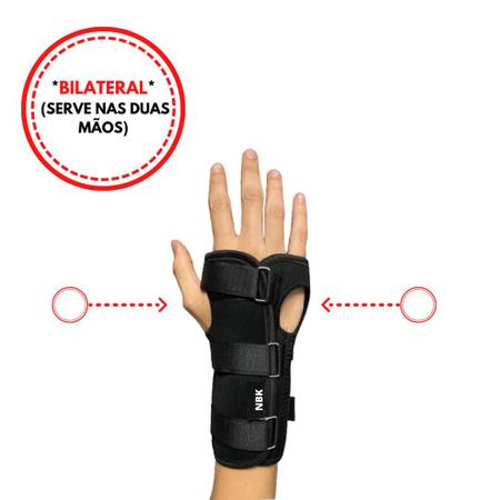 Imagem de Munhequeira Pulso Tendinite Órtese Ajustável Neoprene Punho