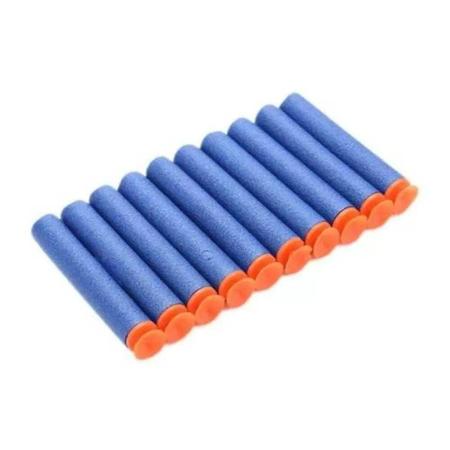 Muni es Arminha Lan a Dardos NERF com Ventosa 40 Pe as Azul
