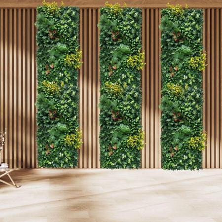 Imagem de Muro inglês artificial 1m - Painéis premium p/ jardim vert.